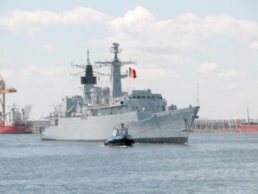 Fregata 'Regina Maria' participă la cea de-a treia misiune NATO din acest an